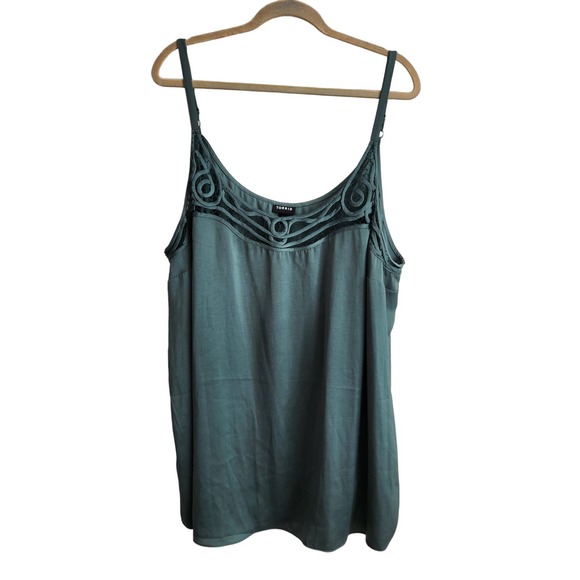 torrid Tops - Torrid Cami Tank Blue/Green Size 4